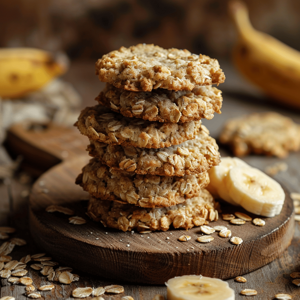 Banana Oat Cookies Recipe - Recipe Image