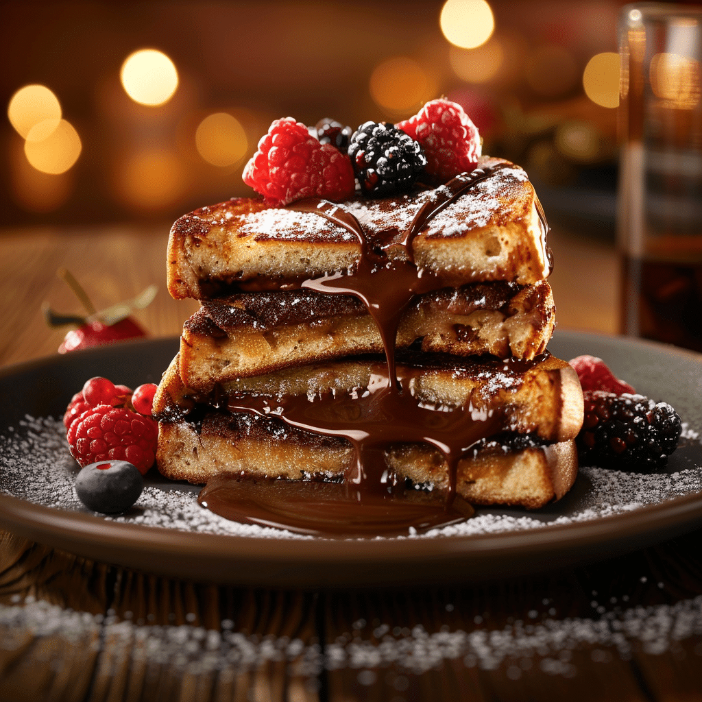 Chocolate Lava French Toast Recipe - Recipe Image