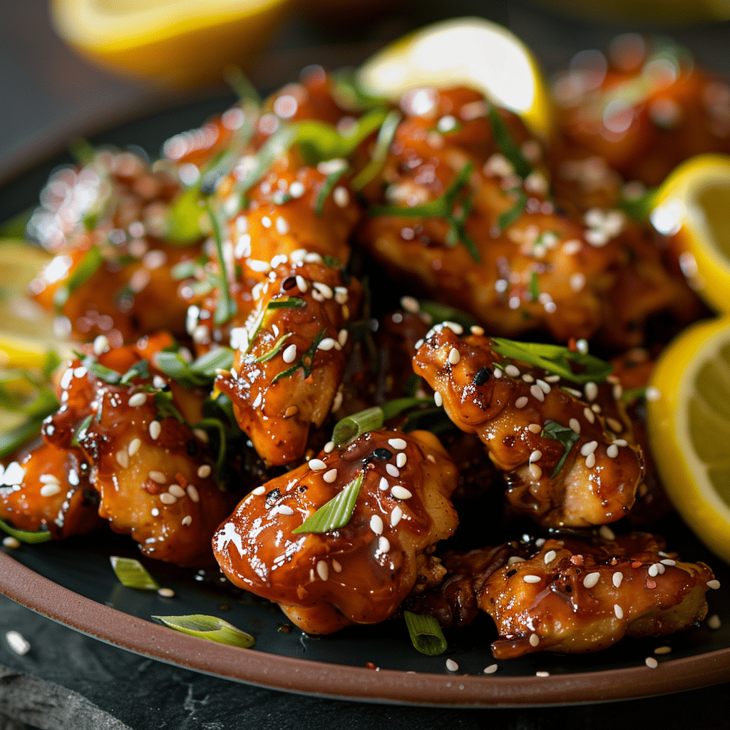 Lemon Honey Chicken Bites Recipe - Recipe Image