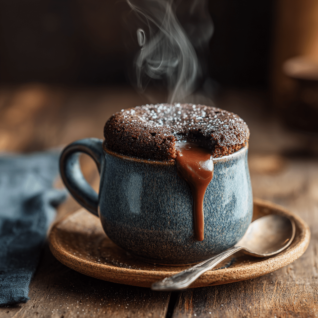 Chocolate Lava Mug Cake Recipe - Recipe Image