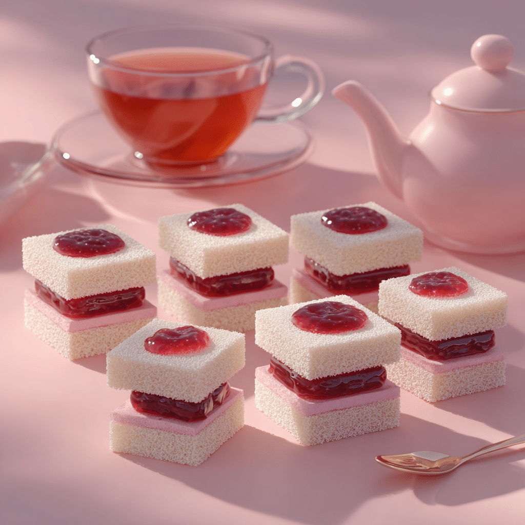 Mini Jam Sandwiches Recipe - Recipe Image