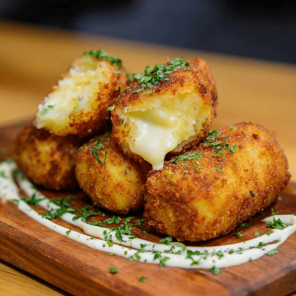 Potato Cheese Croquettes Recipe - Recipe Image