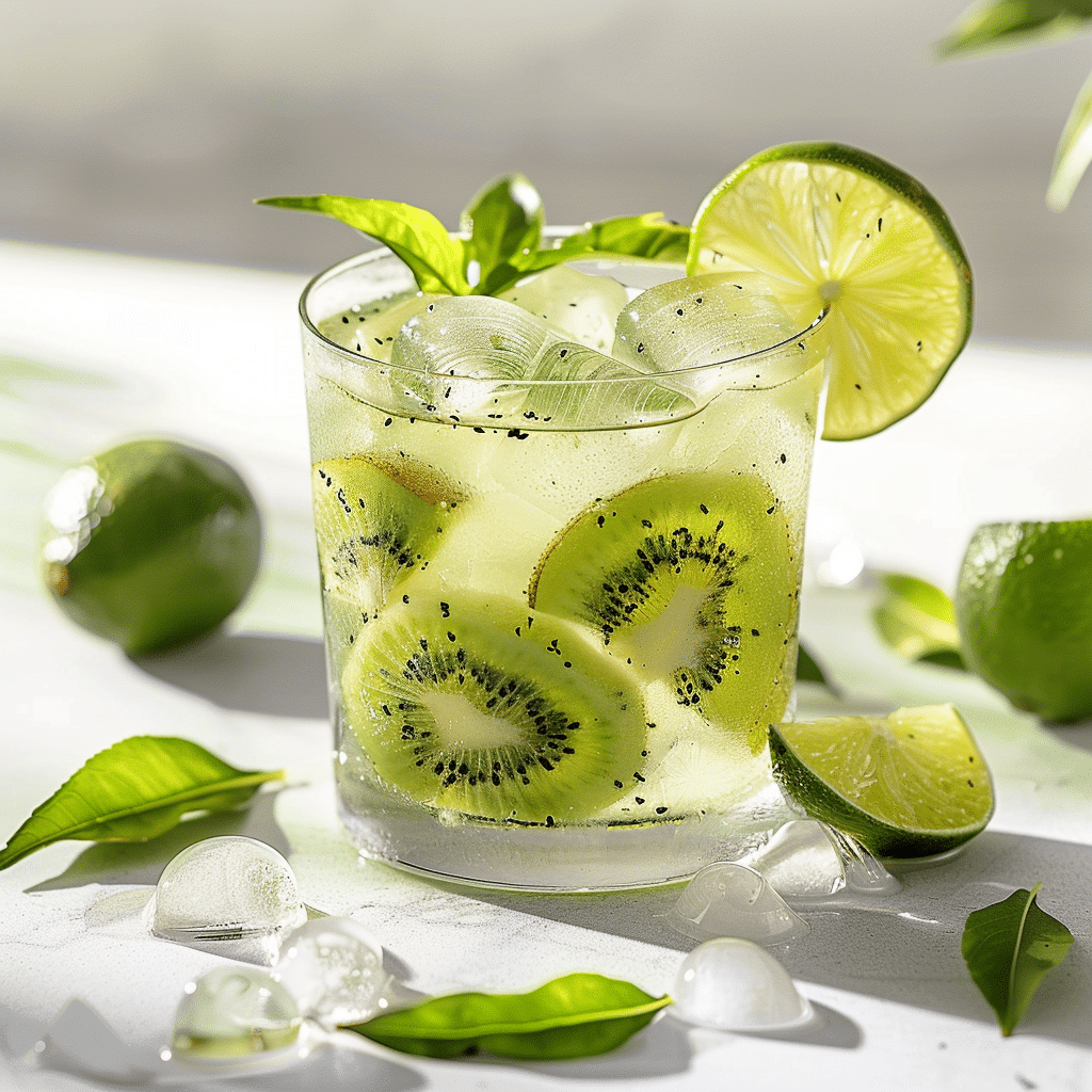 Kiwi Lime Refresher: Tangy & Vibrant Splash Recipe