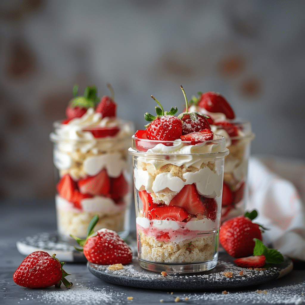 Strawberry Shortcake Parfaits Recipe - Recipe Image