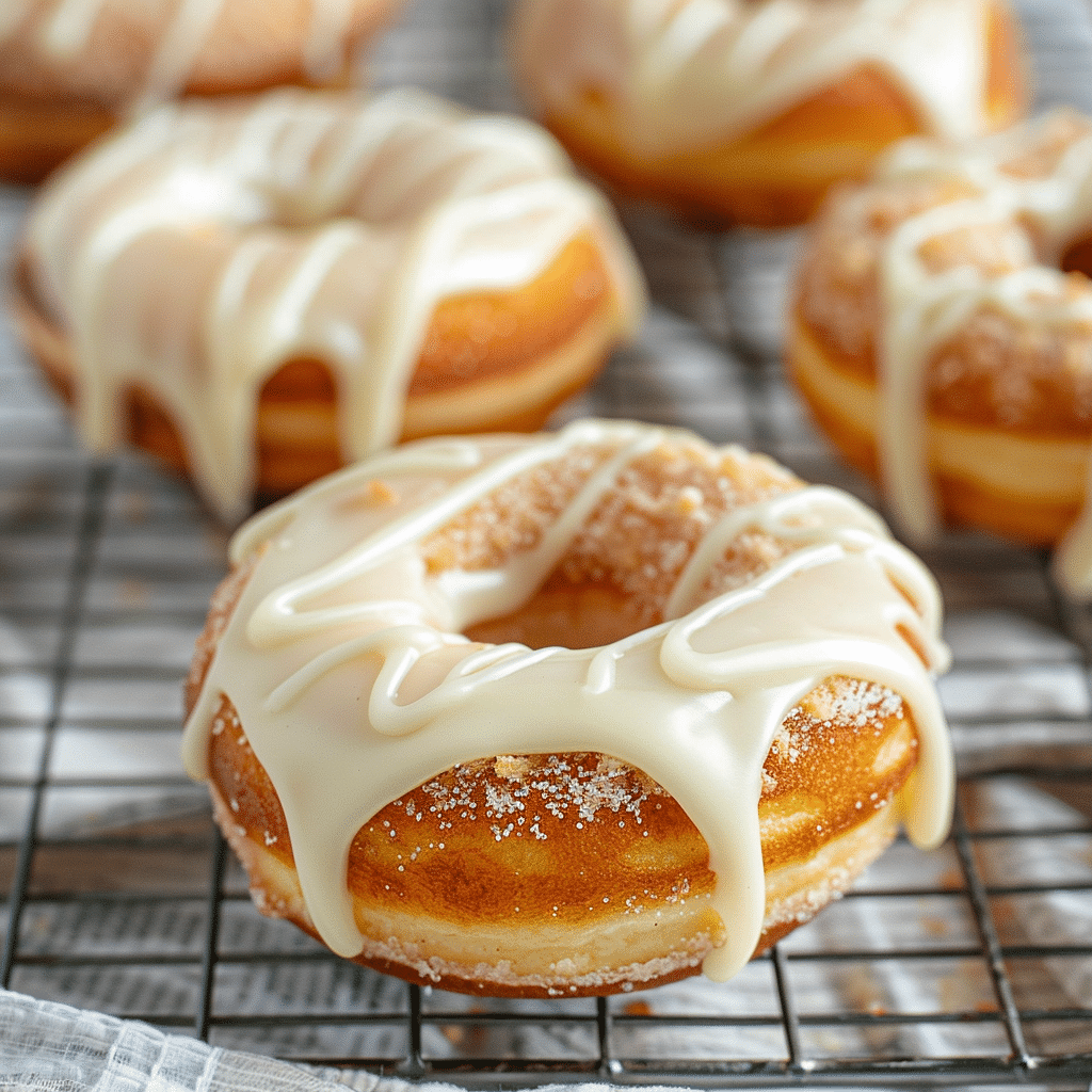 Baked Cheesecake Donuts Recipe - Recipe Image