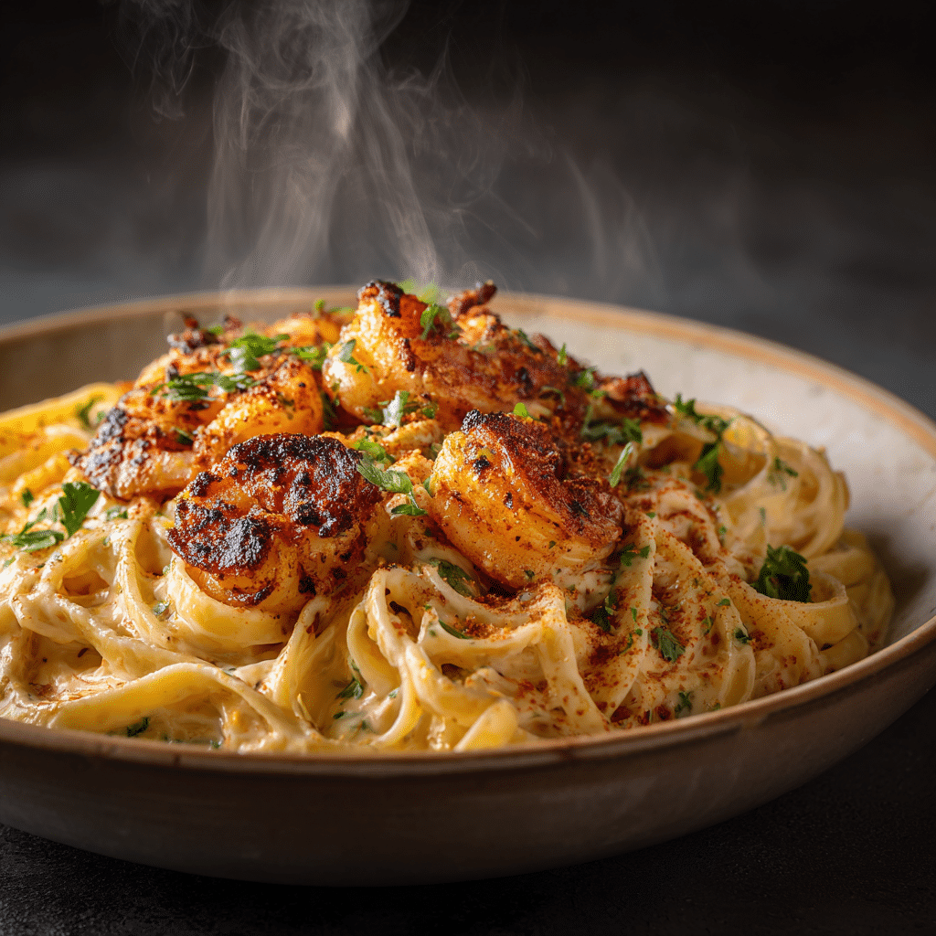 Spicy Cajun Shrimp Pasta Recipe - Recipe Image