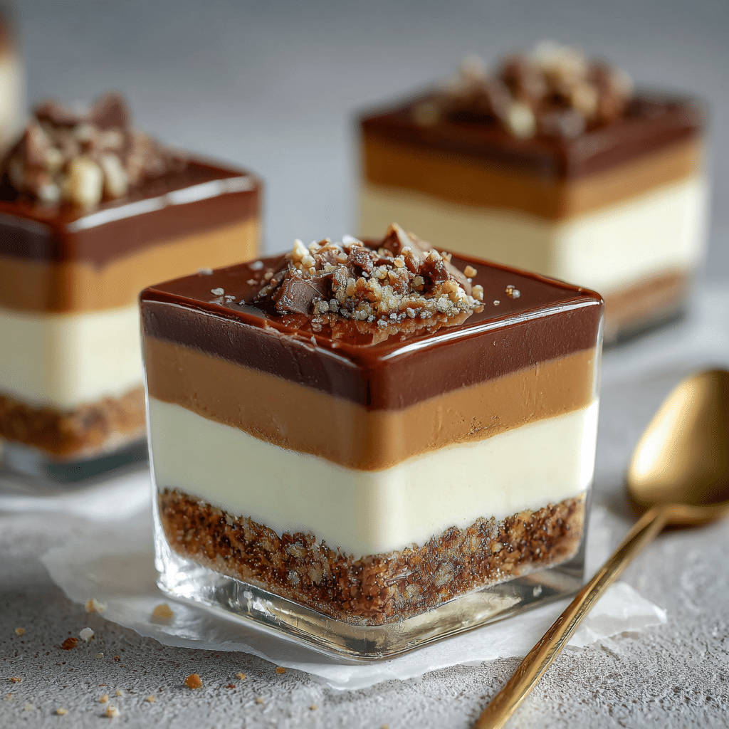 No-Bake Kinder Cheesecake Cups Recipe - Recipe Image