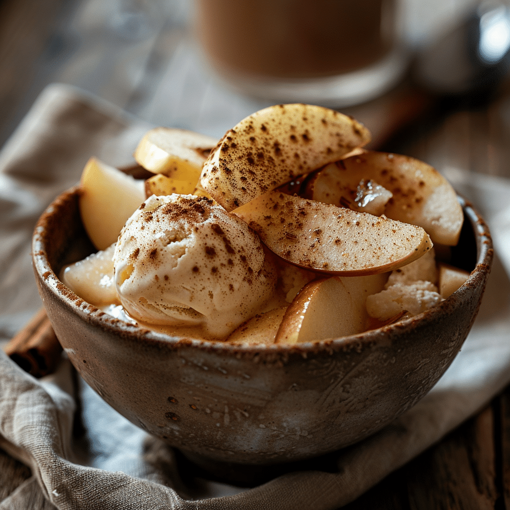 Apple Cinnamon Ice Cream Recipe - Recipe Image