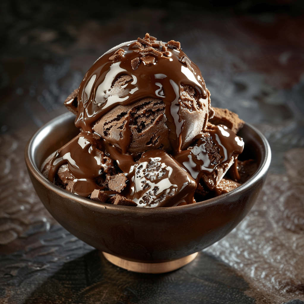 Nutella Brownie Ice Cream Recipe - Recipe Image