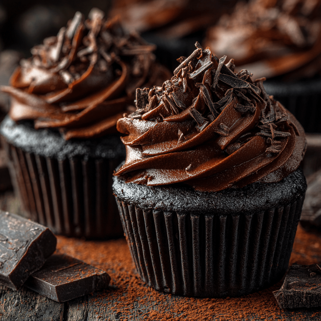 Chocolate Delight Cupcakes Recipe - Recipe Image