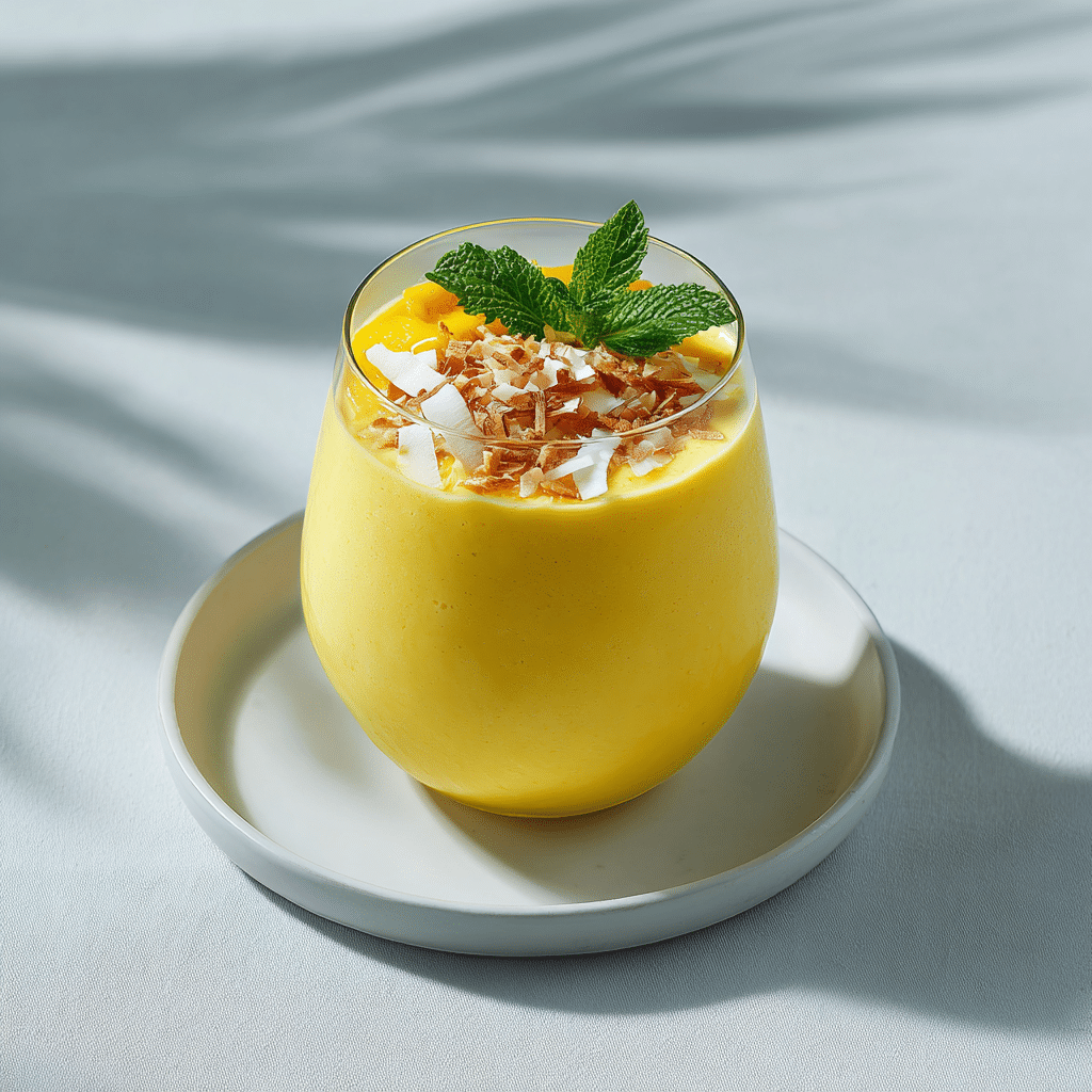 Mango Coconut Smoothie Recipe - Recipe Image