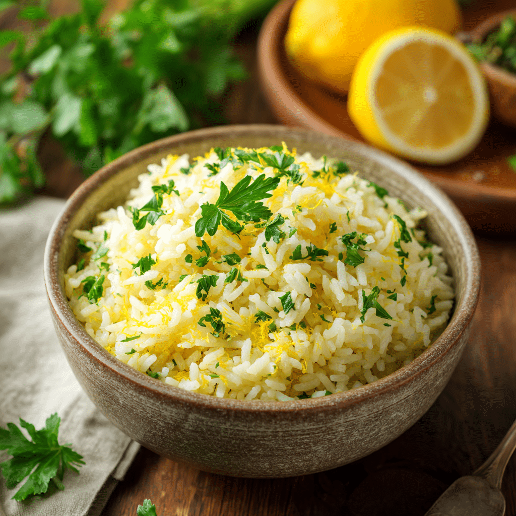 Lemon Herb Rice Recipe - Recipe Image