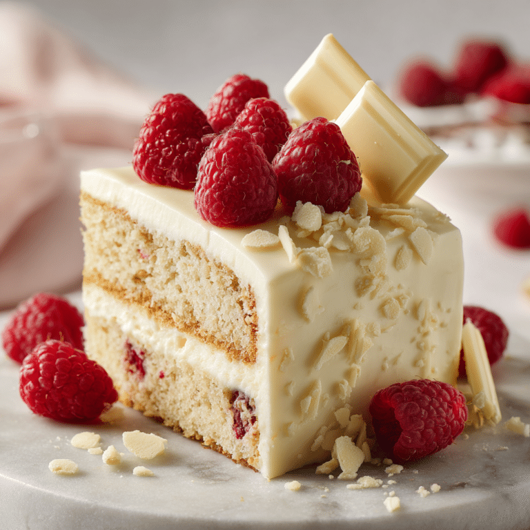 White Chocolate Raspberry Cake Recipe