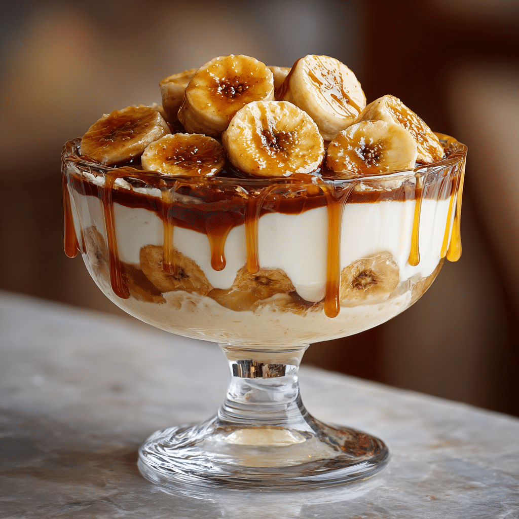 Caramel Banana Dessert Recipe - Recipe Image