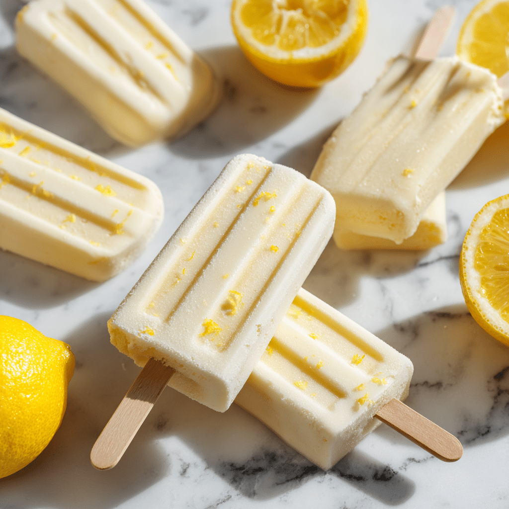 Lemon Yogurt Pops Recipe - Recipe Image
