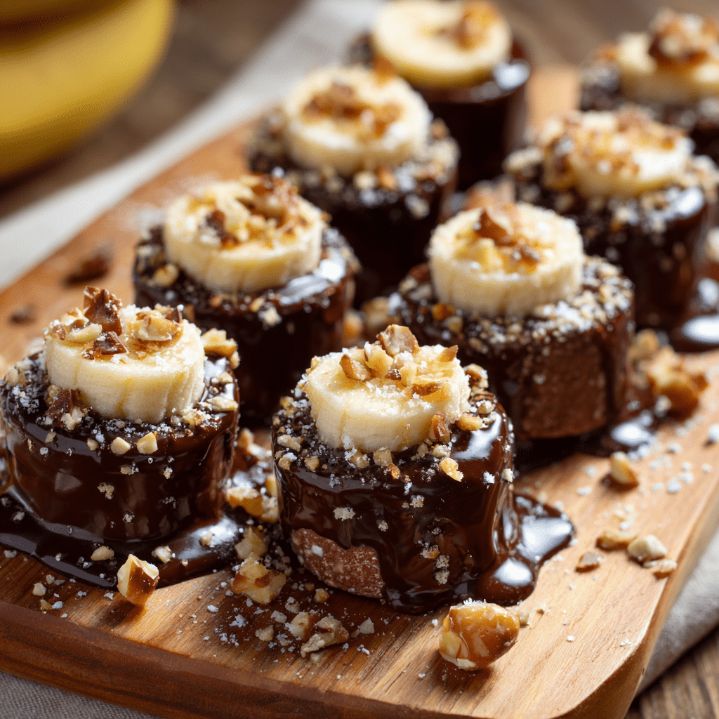 Frozen Banana Chocolate Bites Recipe - Recipe Image
