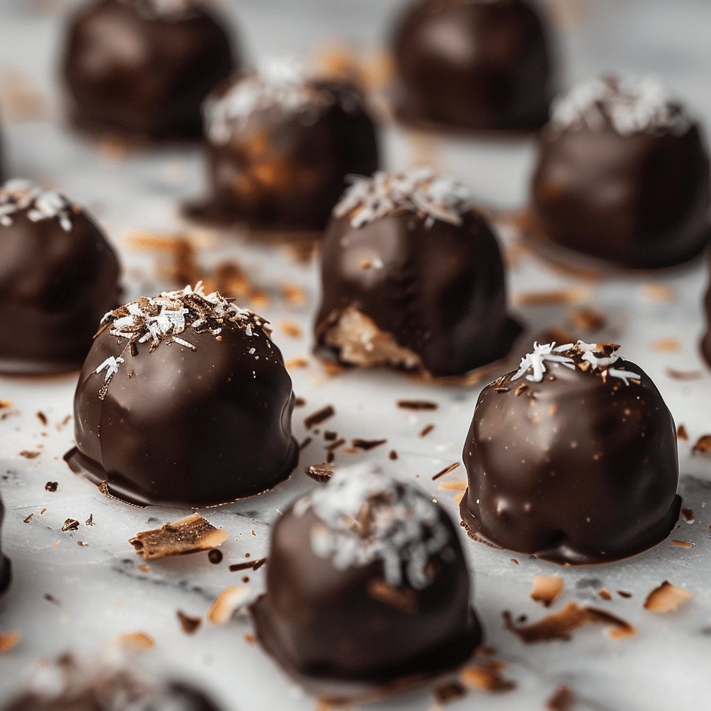 Chocolate Coconut Clusters Recipe - Recipe Image