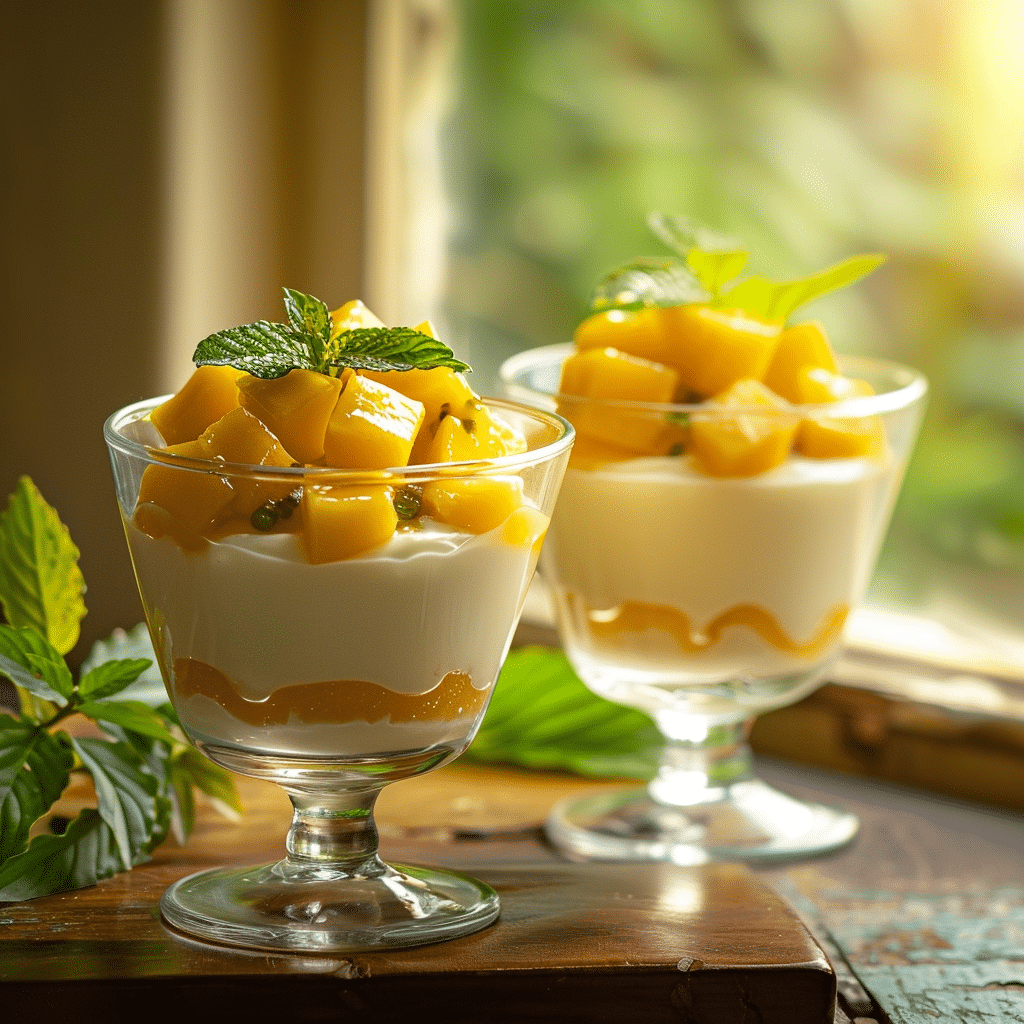 Mango Yogurt Dessert Recipe - Recipe Image