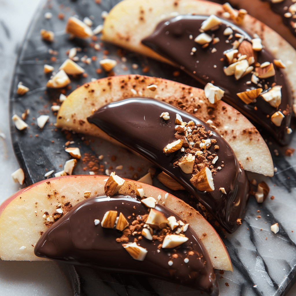 Chocolate Apple Slices Recipe - Recipe Image