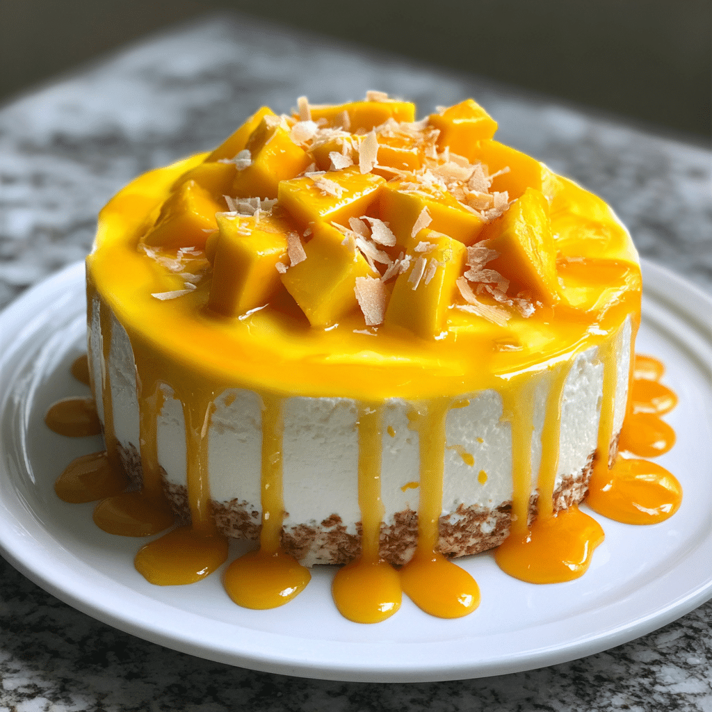 Mango Cake Recipe - Recipe Image