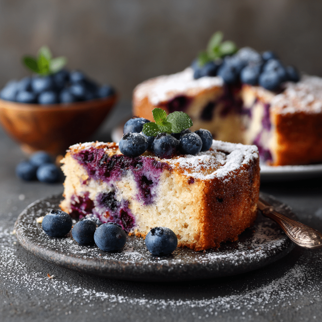 Blueberry Cake Recipe - Recipe Image