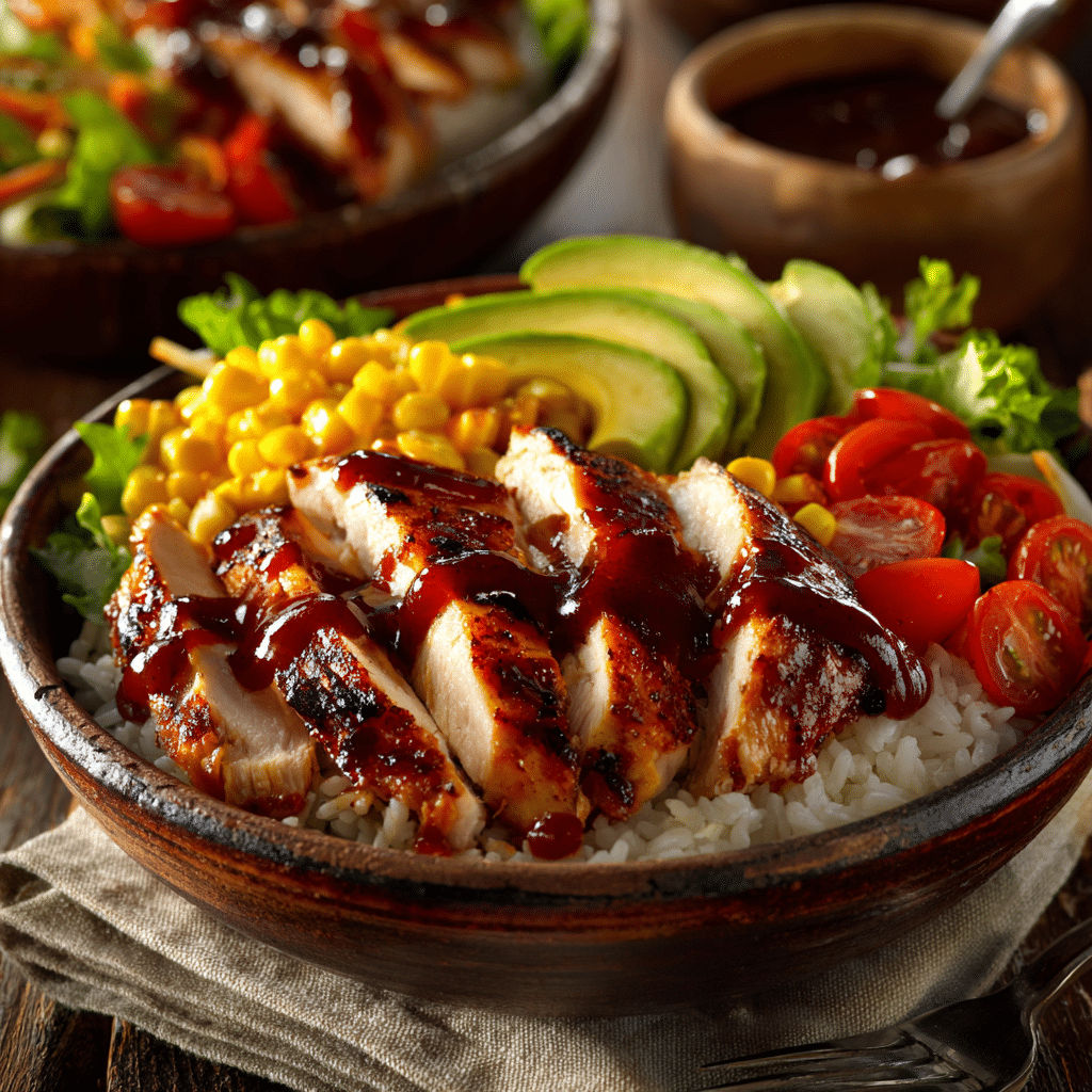BBQ Chicken Bowl Recipe - Recipe Image