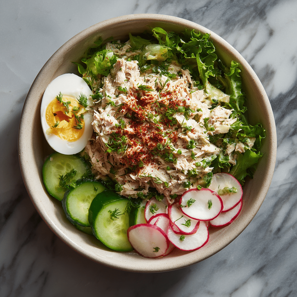 Tuna Salad Bowl Recipe - Recipe Image