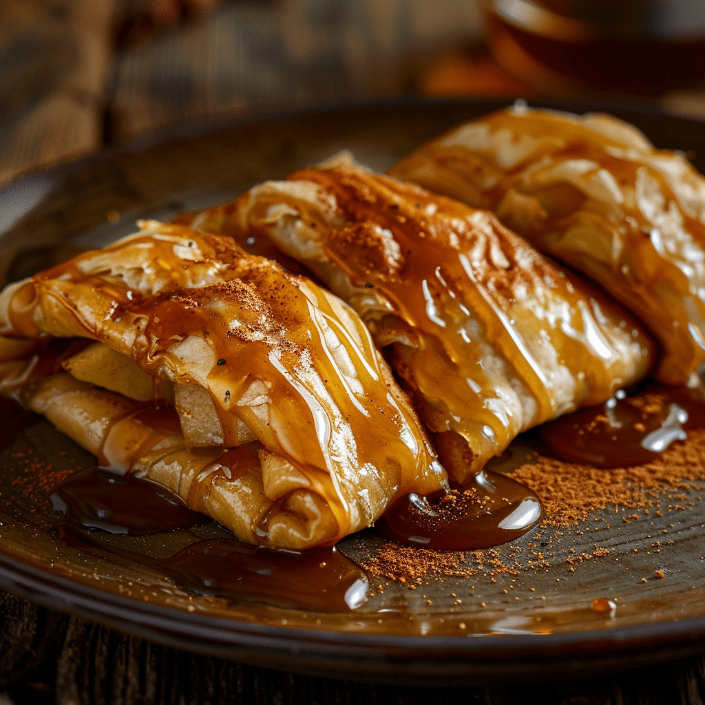 Caramel Apple Wraps Recipe - Recipe Image