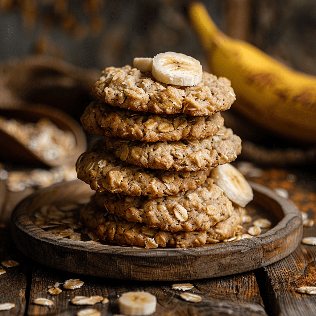 Banana Oat Cookies Recipe - Recipe Image