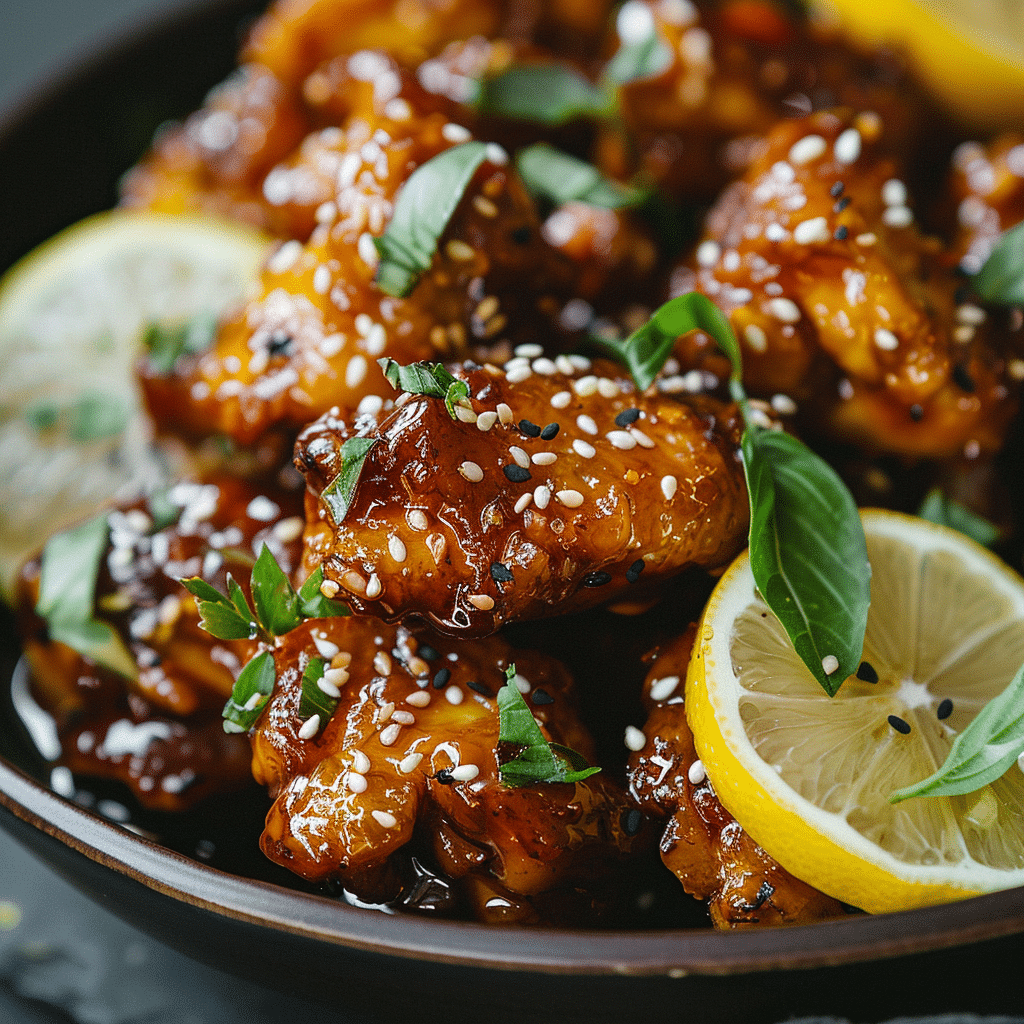 Lemon Honey Chicken Bites Recipe - Recipe Image