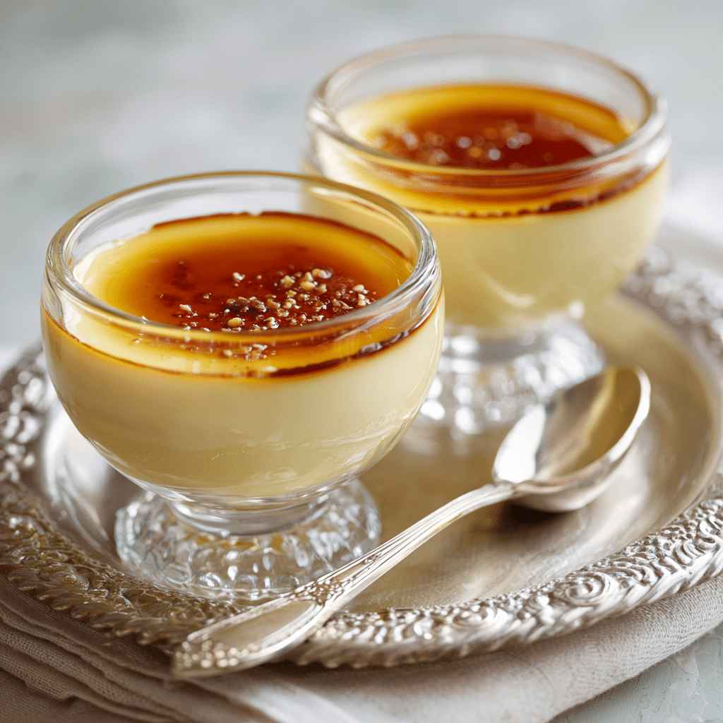 Vanilla Custard Cups Recipe - Recipe Image