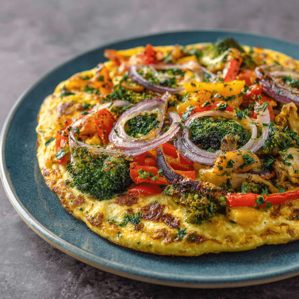 Vegetable Omelette Recipe - Recipe Image