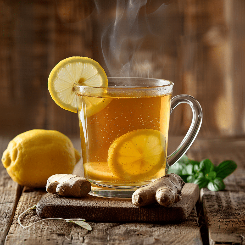 Honey Ginger Lemon Tea: Soothing & Revitalizing Recipe - Recipe Image