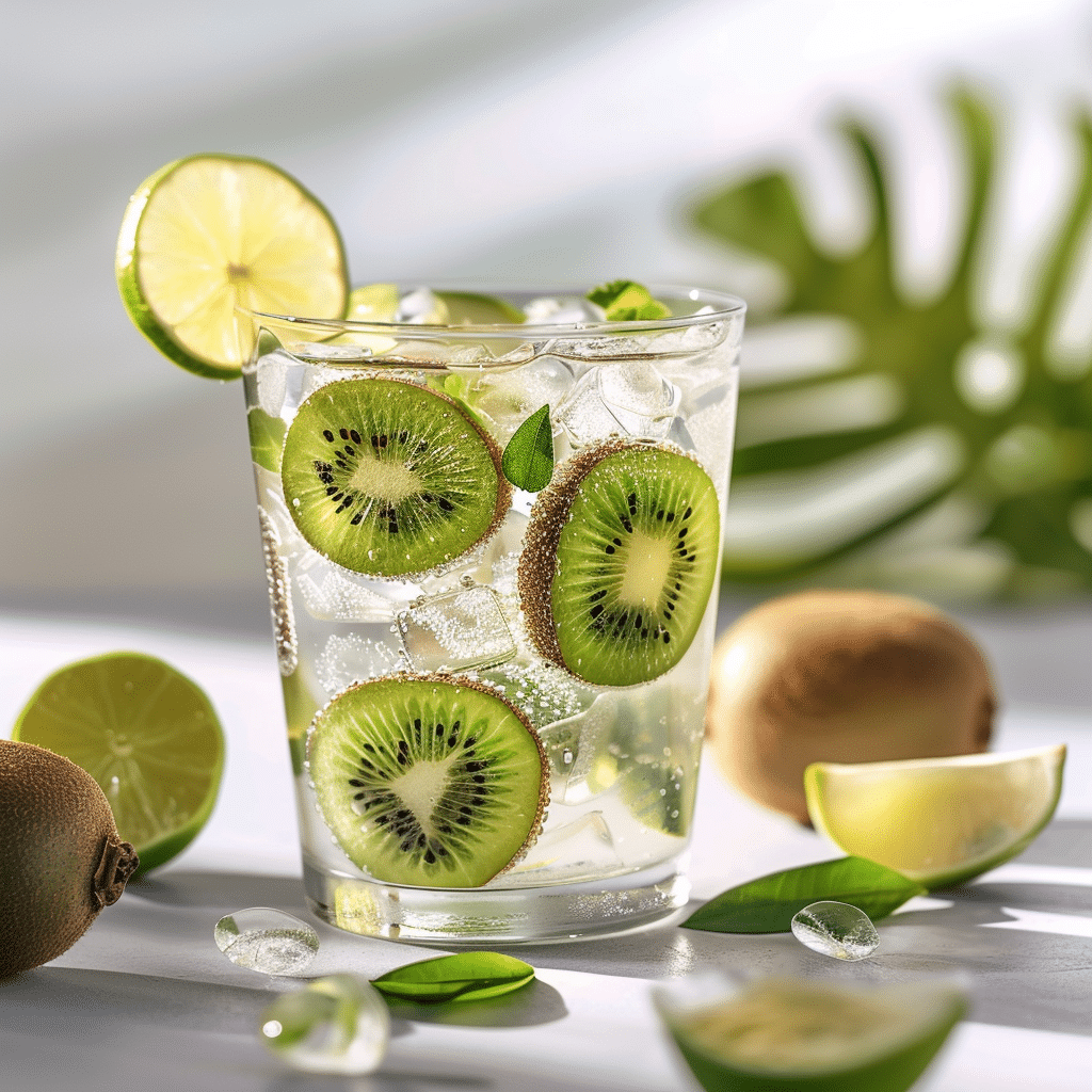 Kiwi Lime Refresher: Tangy & Vibrant Splash Recipe - Recipe Image
