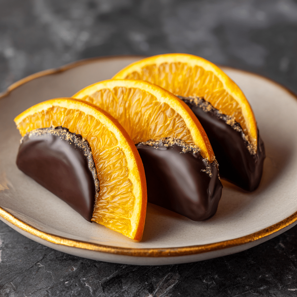 Chocolate Dipped Orange Slices: Simple Elegance Recipe - Recipe Image