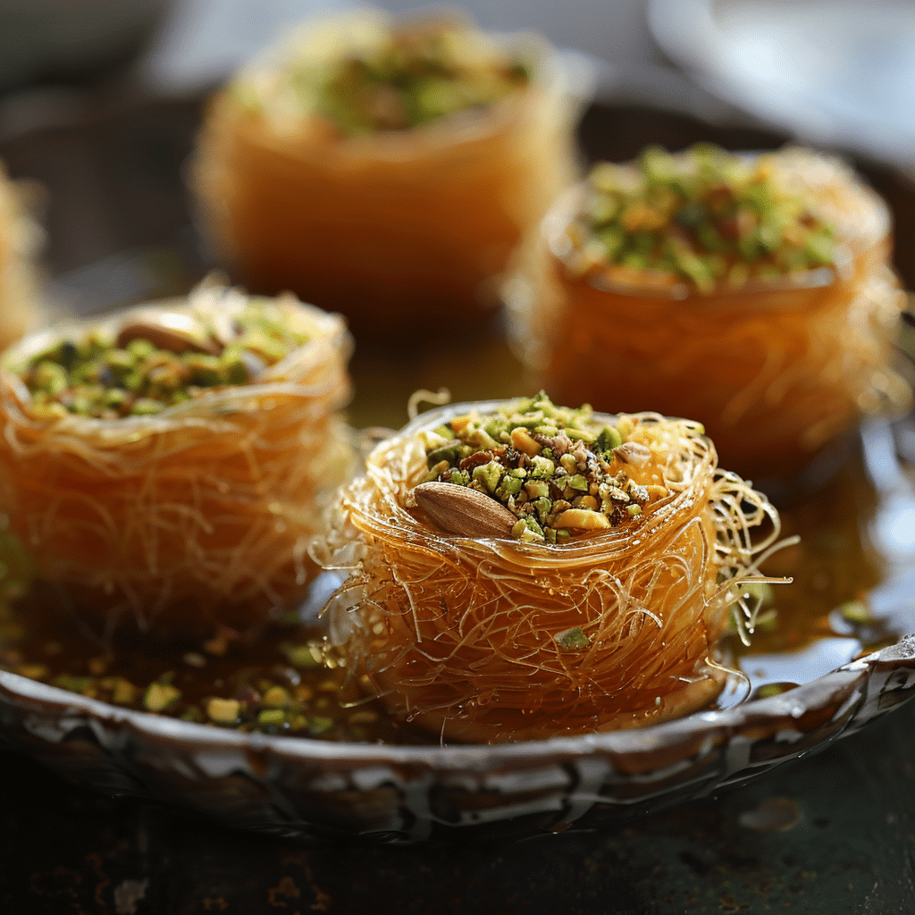 Pistachio Kunafa Cups Recipe - Recipe Image