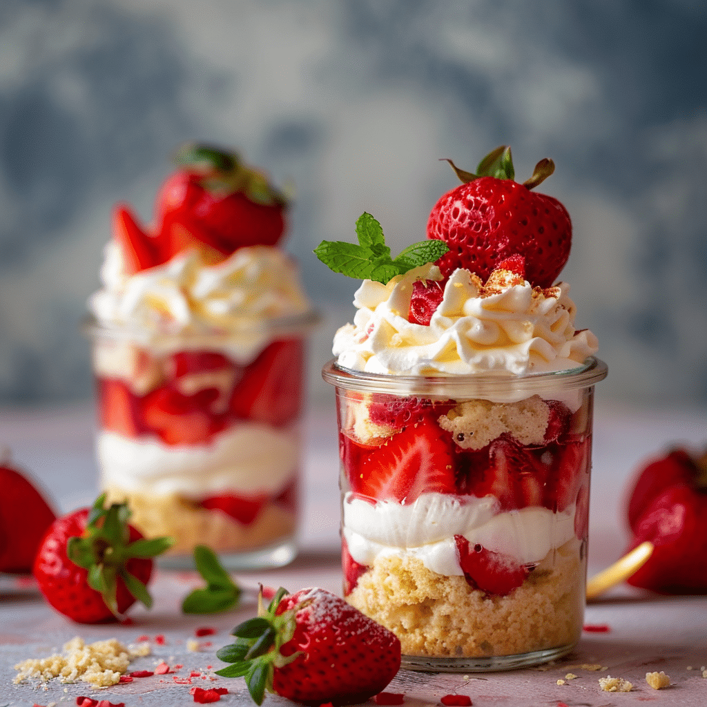 Strawberry Shortcake Parfaits Recipe - Recipe Image
