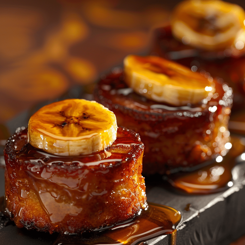 Caramelized Banana Upside-Down Cups Recipe - Recipe Image