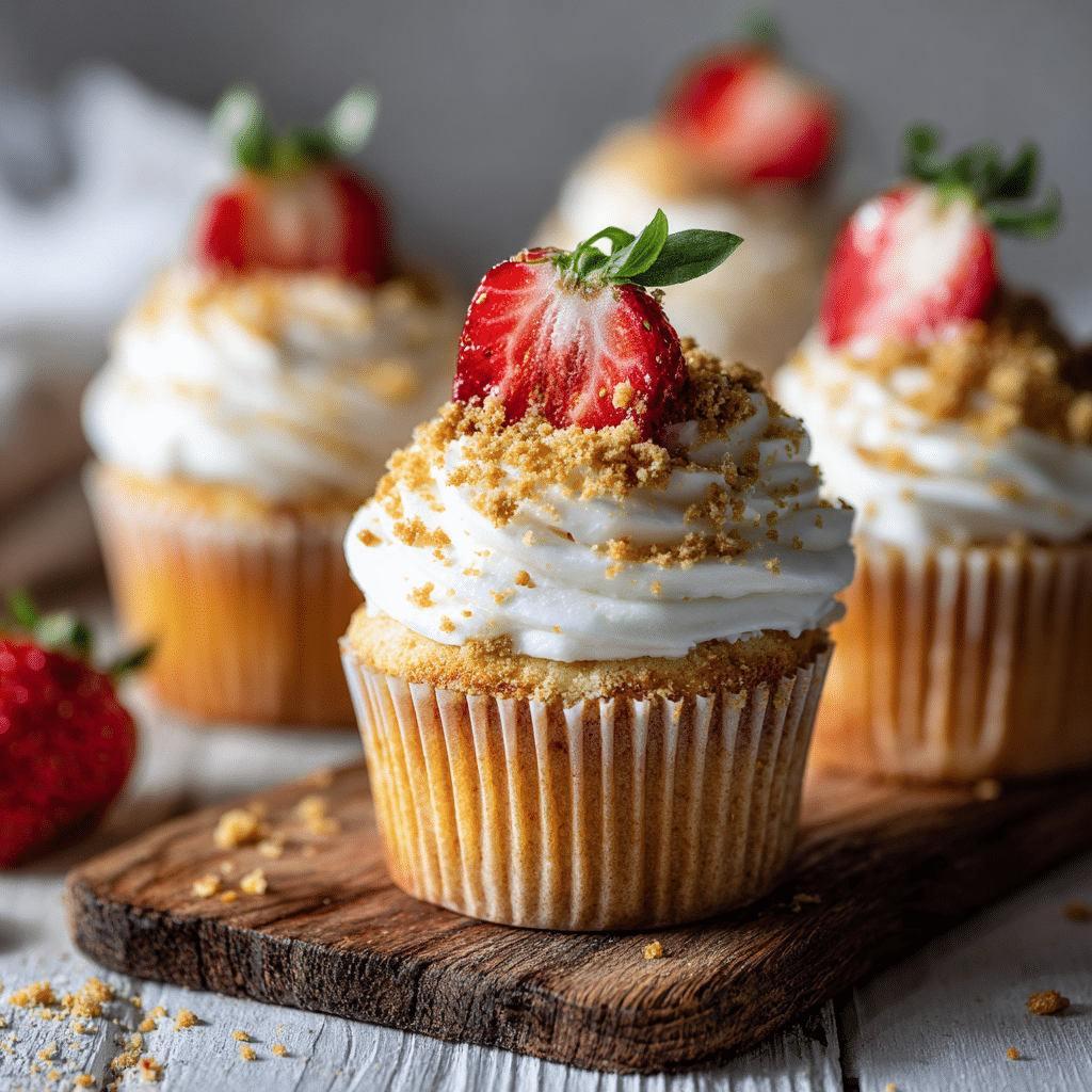 Strawberry Shortcake Cupcakes Recipe