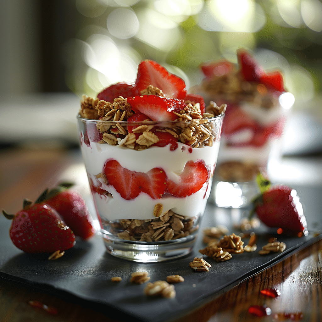 Strawberry Yogurt Cups Recipe - Recipe Image