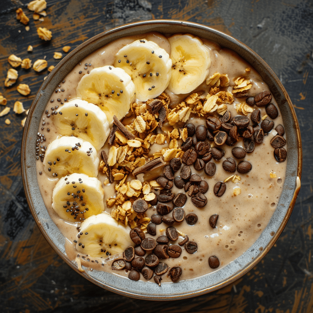 Coffee Banana Smoothie Bowl Recipe