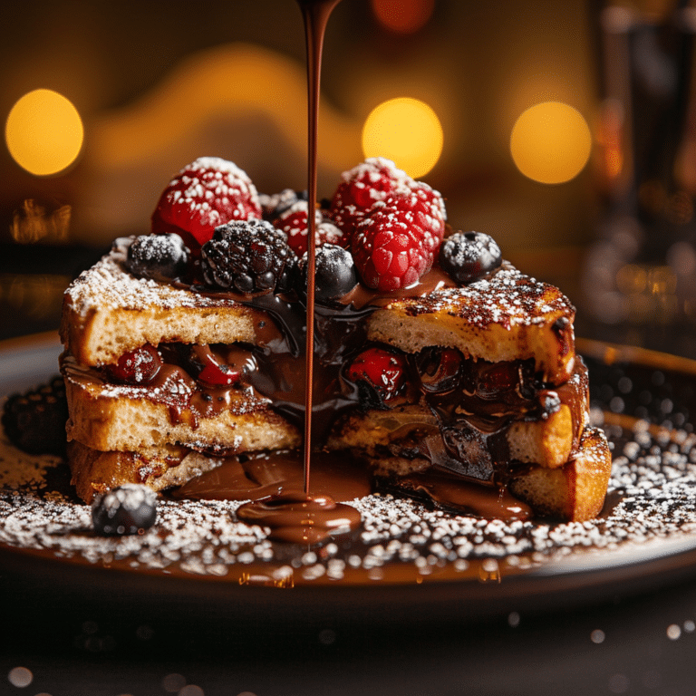 Chocolate Lava French Toast Recipe