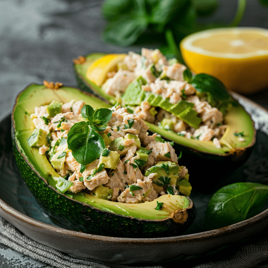 Tuna Avocado Boats Recipe