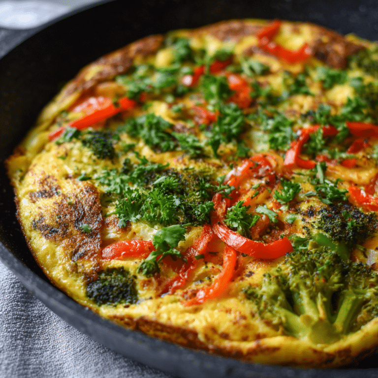 Vegetable Omelette Recipe