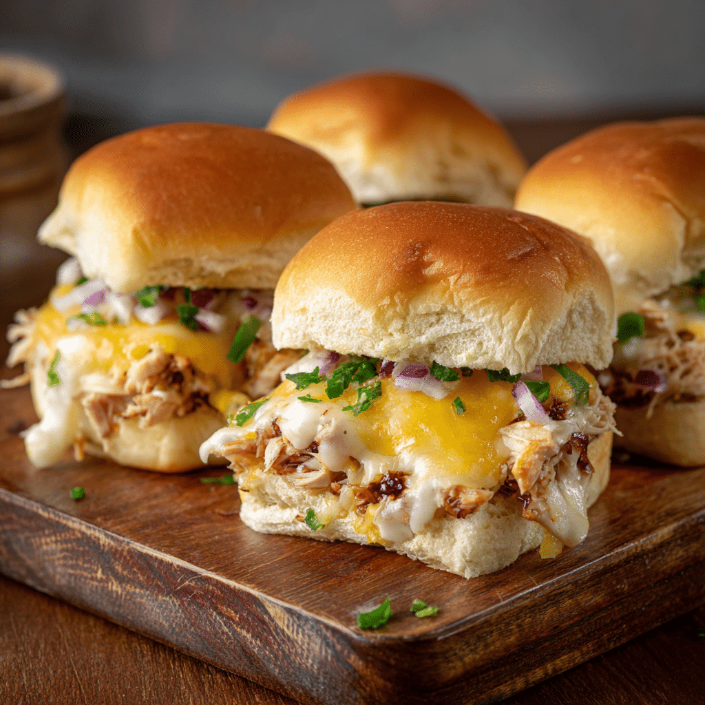 Chicken Cheese Sliders Recipe