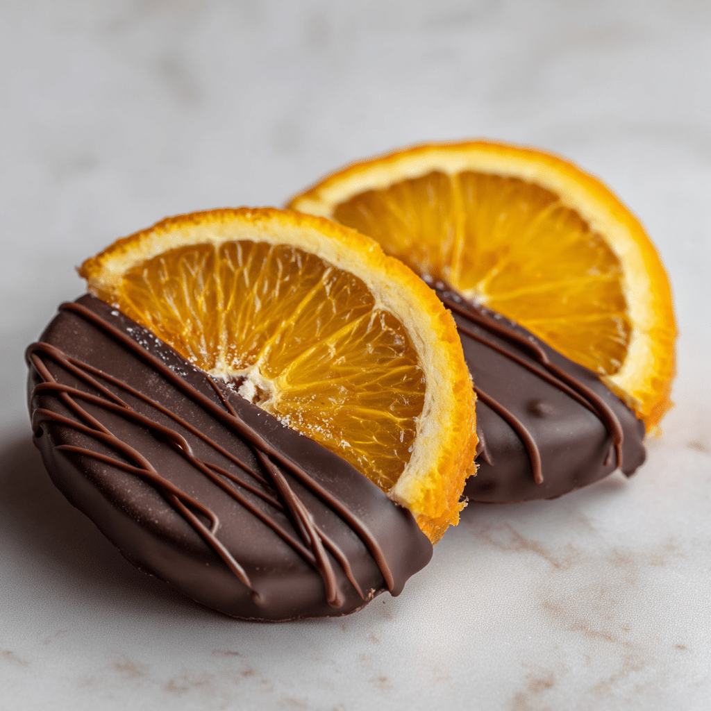 Chocolate Dipped Orange Slices: Simple Elegance Recipe - Recipe Image