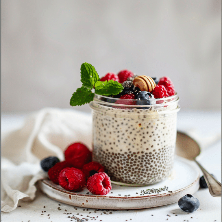 Vanilla Chia Breakfast Pudding Recipe