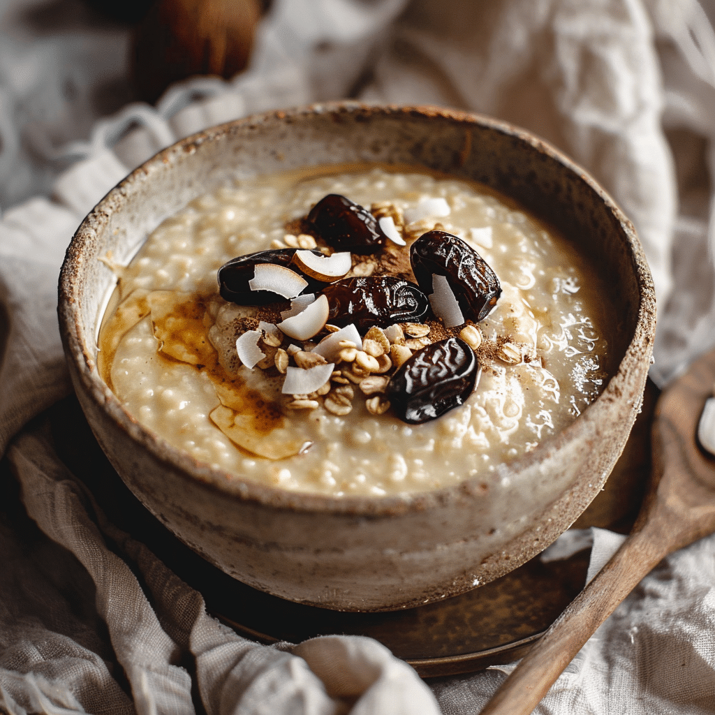 Coconut Date Breakfast Porridge Recipe
