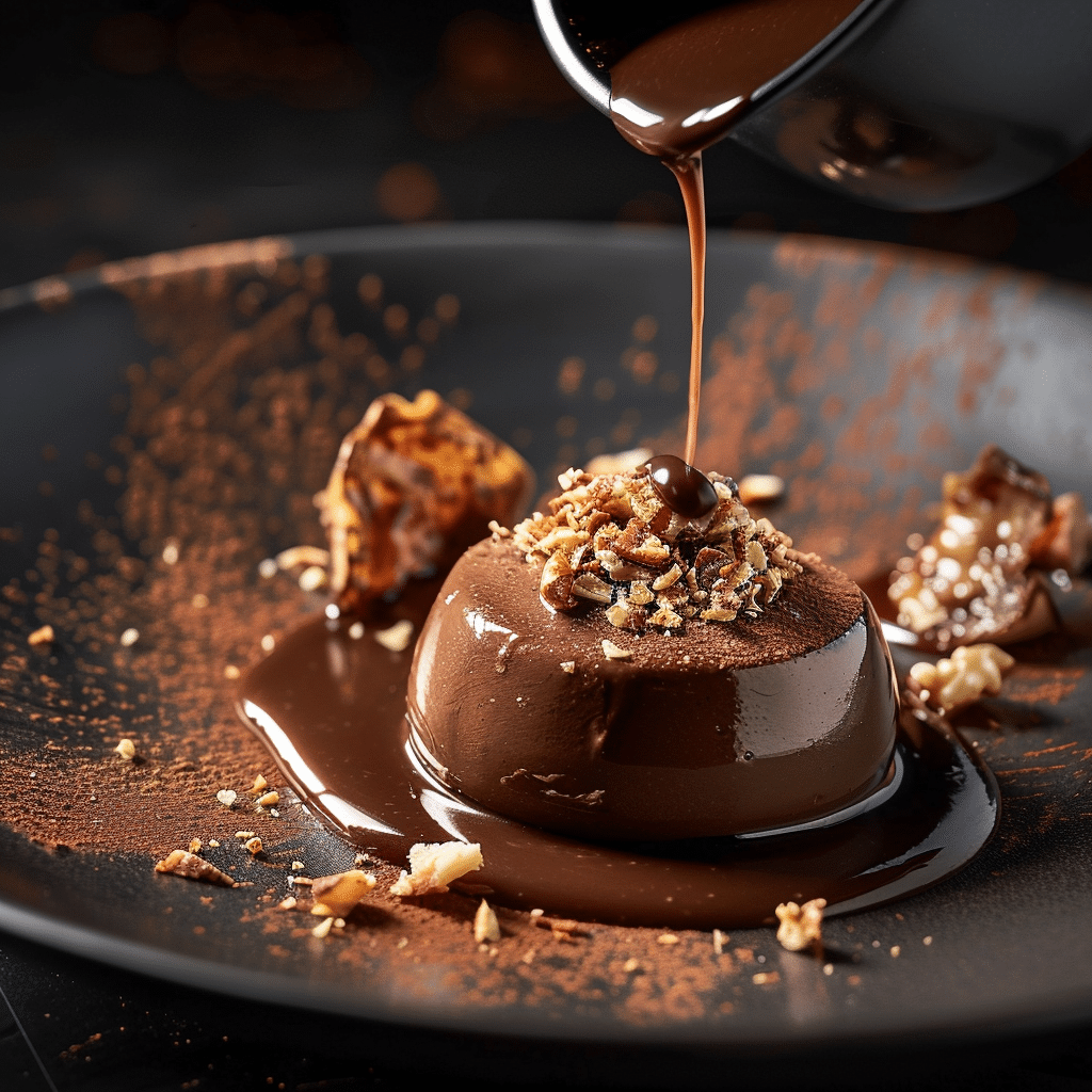 Chocolate Tahini Cream with Date Caramel Recipe