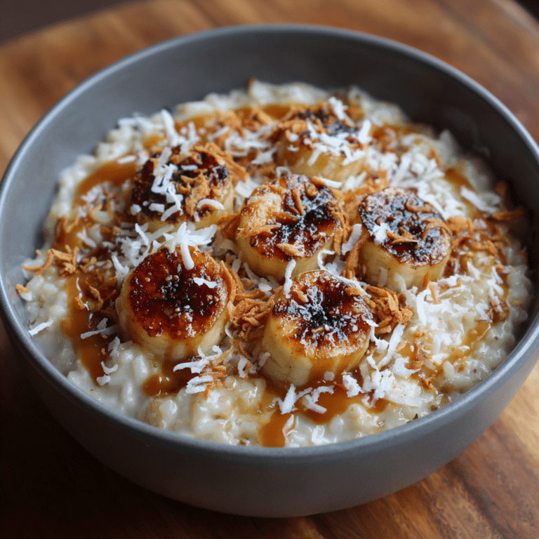 Caramel Coconut Banana Rice Indulgence Recipe